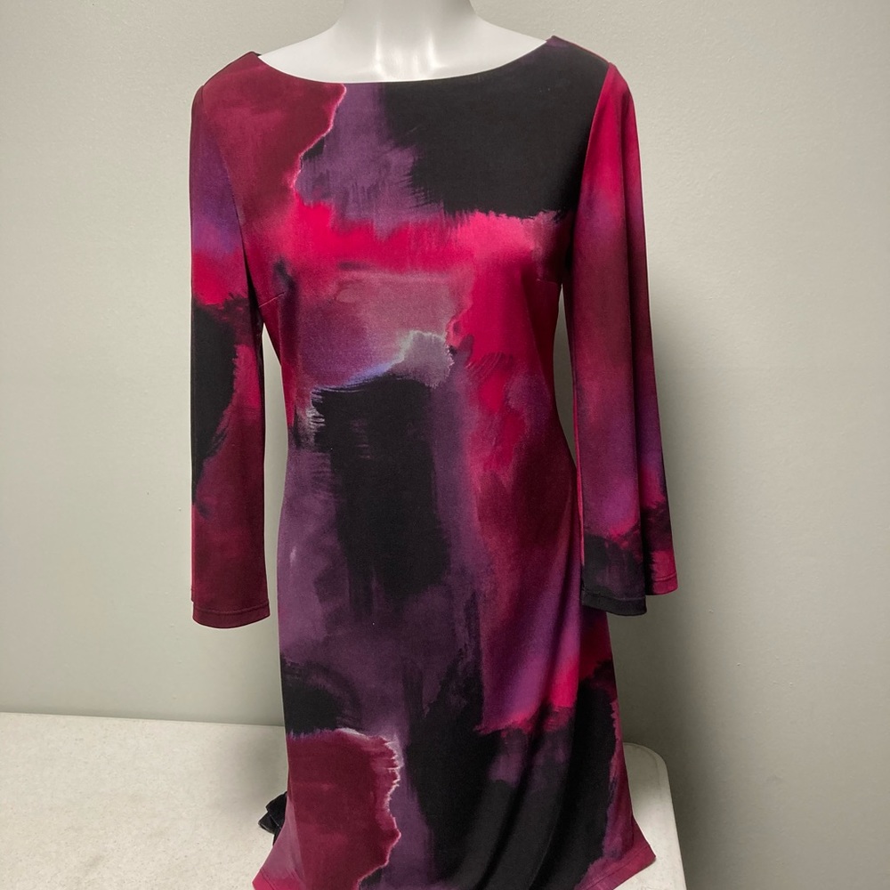 Kristen Davis Lined MultiColor Dress Size 4